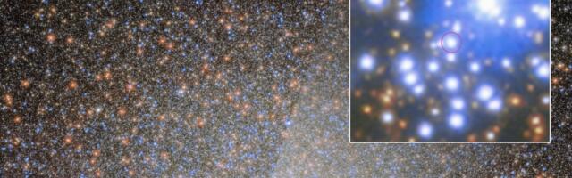 Astronomers find a needle in a haystack 18,000 light-years away