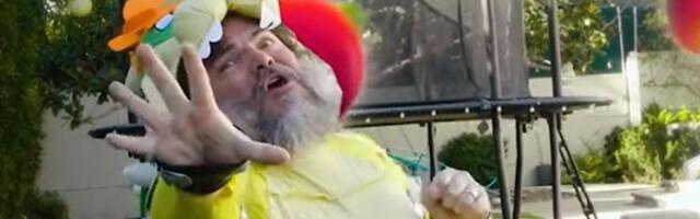 Jack Black dons Bowser outfit to remix Super Mario Bros Movie hit Peaches on TikTok