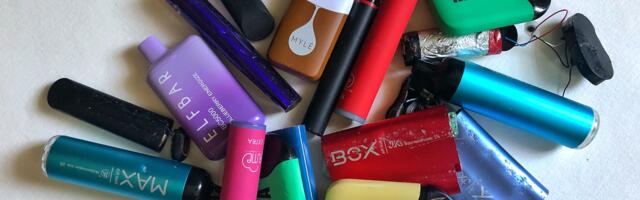 500 disposable vapes recycled into a powerwall to power a house and workshop — enough juice for up to eight hours of home usage or three days of work