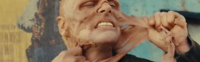 Walton Goggins celebrates wrapping Fallout season two by peeling off his skin