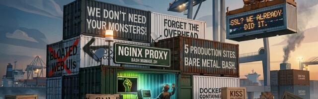 Почему я выкинул Nginx Proxy Manager и написал 5 скриптов: Nginx на стероидах