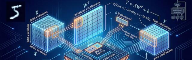 От MNIST к Transformer. Часть 3. Умножение тензоров. Пишем Linear Layer