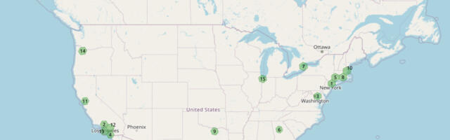 [Translation] Roads and building density in North America. 100GB geodata processing OSM data in PostgreSQL