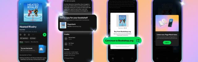 Spotify is partnering with Bookshop.org to sell physical books