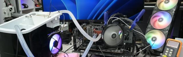 A YouTuber tried using an ice machine to cool down his Nvidia RTX 3060 rig —and it went about as well as you might expect