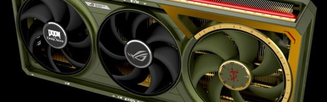 Asus RTX 5080 Doom-inspired GPU costs as much as an RTX 5090