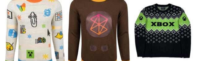 Microsoft’s ugly sweaters return with Clippy, Xbox, and Zune brown options