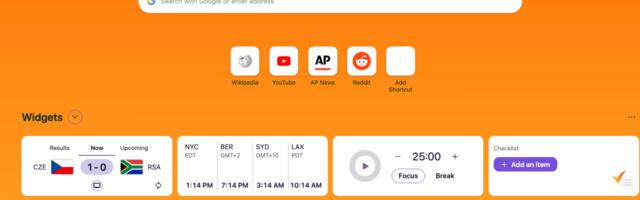 Firefox’s new home page widgets are helping me focus