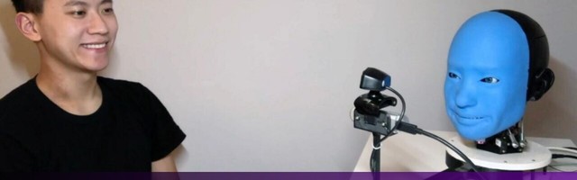 This AI robot mimics human expressions to build trust with users