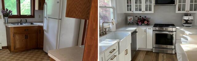 We transformed our dated, dark kitchen into a bright, open-concept space — it turned out even better than I expected