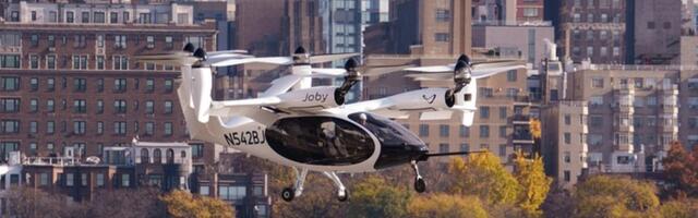 Joby Aviation’s electric air taxi soars over New York skyline, launch date set for 2025