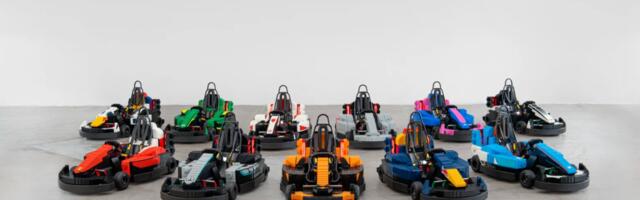 F1 and Lego are teaming up at the British GP — the pre-race show features 22 drivable Lego minicars