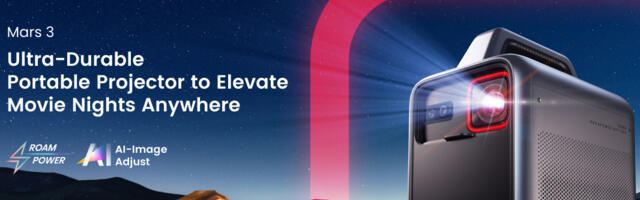 Save $250 on the premium Nebula Mars 3 Portable Projector