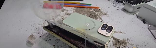 Watch: The Pixel 10 Pro Fold failed a durability test so badly its battery blew up