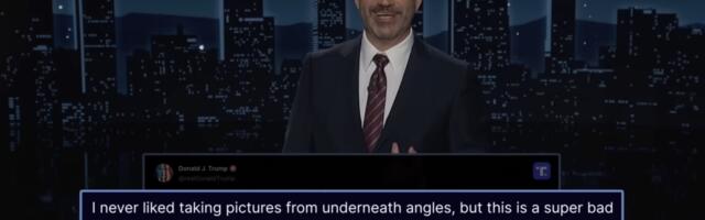 Jimmy Kimmel gleefully mocks Trumps angry reaction to Time magazine photo