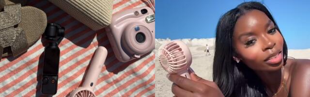 I found the camera Nicolandria are using to capture their Greek getaway — plus the fan keeping them cool