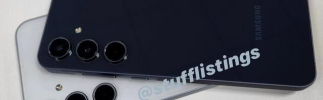 Samsung Galaxy A55 stars in live images showcasing its metal frame