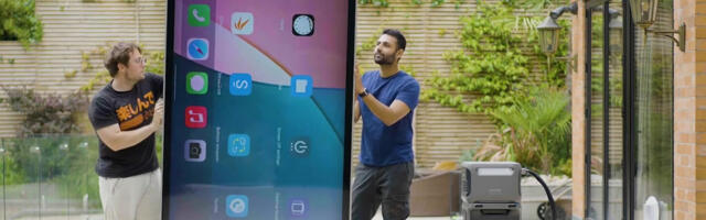 This Is The Biggest iPhone In The World (And It Has A 400-Watt Flashlight)