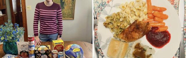 I made Walmart's $4-a-person Thanksgiving dinner. The value was great, but my meal was even better with a few changes.