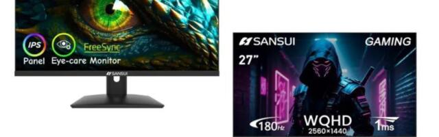 Sansui gaming monitors are on super sale for a limited time