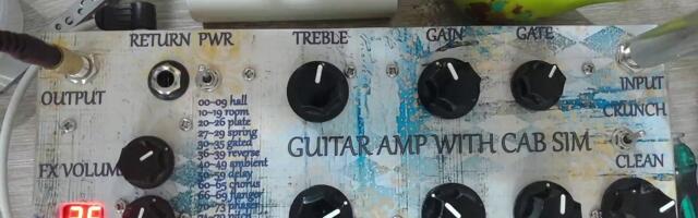 Новогодний подарок себе — полный электрогитарный аудиотракт в уютной деревянной коробочке