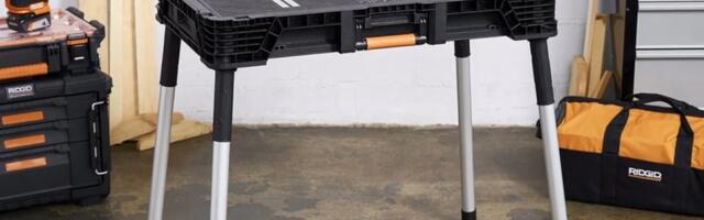 Home Depot Has A $100 Portable Work Table That's 'Sturdy, Solid, Adaptable...Perfect'