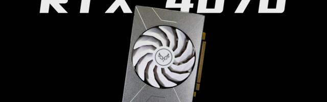 Compact RTX 4070 with an aluminum CNC-machined shroud is perfect for SFF builds