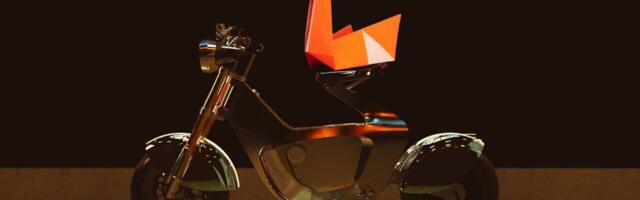 This escooter looks like an origami duck made of steel — and I dig it