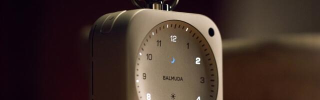 This sleek alarm clock uses lights and sounds to help you sleep, focus, and wake up