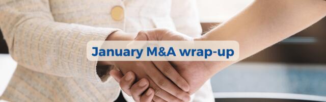An overview of European M&A deals this January