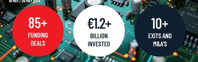 European tech weekly recap: More than 85 tech funding deals worth over €1.2B