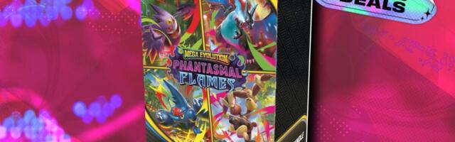 The Pokémon TCG Phantasmal Flames Booster Bundle is $9 cheaper at TCGplayer vs. Amazon