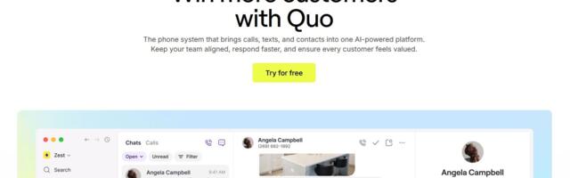 Modernize your business communication for less with Quo’s all-in-one phone system