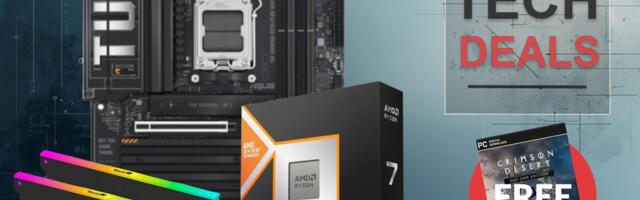 Spend $959.99 and get the 9800X3D CPU, Asus TUF gaming X870, and 32GB of DDR5 RAM, plus a free 512GB Gen 4 SSD and Crimson Desert — Newegg's combo bundles strike again