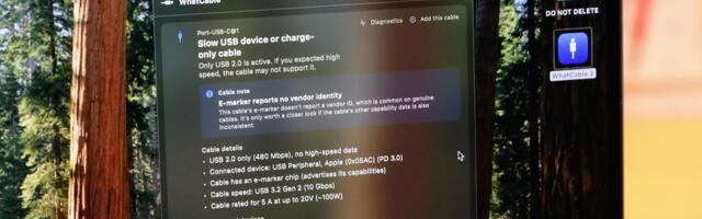 This free Mac app reveals the truth about your mystery USB-C cables