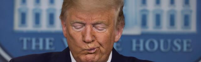 Even Donald Trump can't get a good connection for a work video call