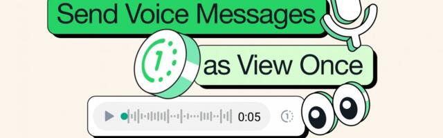 WhatsApp's 'View Once' feature for photos and videos expands to voice messages
