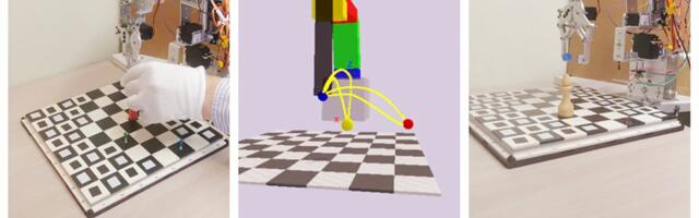 Имитация движений: как научить робота повторять движения, используя нейросеть для генерации траектории