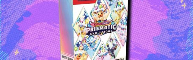 Save $7.95 on the Pokémon TCG Prismatic Evolutions Booster Bundle at TCGPlayer vs. Amazon
