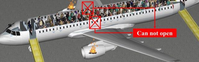 What's the best cabin layout for aircraft evacuation?