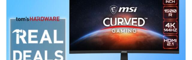 MSI's 4K, 144Hz curved gaming monitor drops to $399