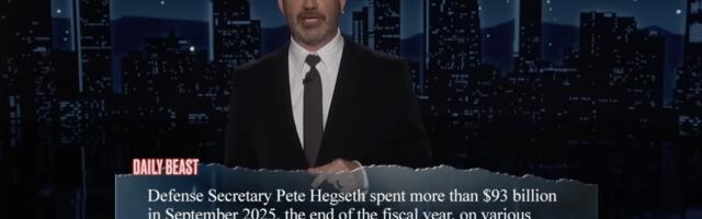 Jimmy Kimmel reacts to Pete Hegseth spending $93 billion in 1 month