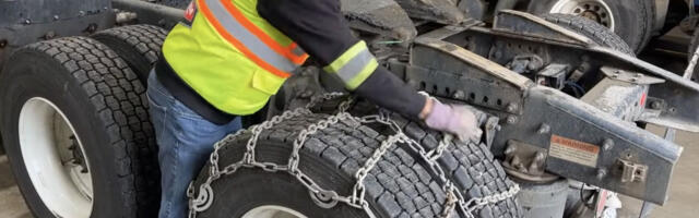 Why Do Most Truckers Choose Snow Chains Over Winter Tires?
