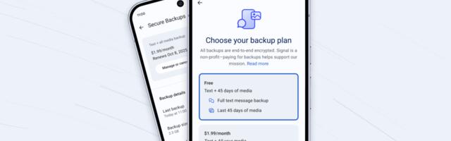 Signal’s first paid feature adds encrypted media and message backups
