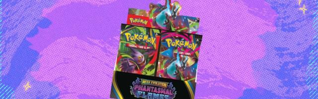 The Pokémon TCG: Mega Evolutions Phantasmal Flames Booster Display Box is down to market value at Amazon