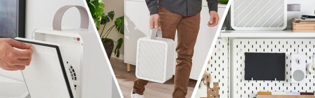 This $50 IKEA air purifier looks like a little Scandi suitcase and has everything you need for clean air whenever you go