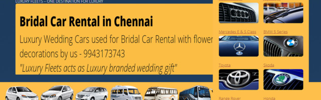 Luxury Car rental Services in Velachery, Chennai, Tamil nadu
