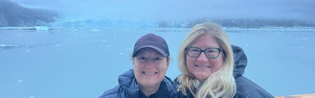 My sister helped me recover from surgery. To thank her, I took her on a cruise to Alaska.