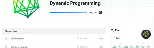 Мой опыт решения 50 задач по динамическому программированию из LeetCode-плана за 24 дня