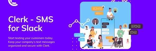 Clerk – SMS for Slack